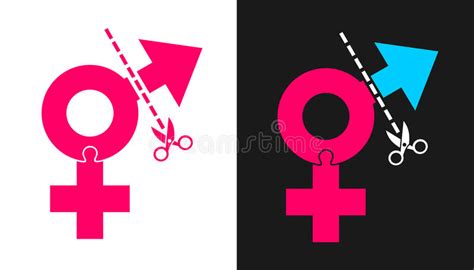 Transsexuality And Sex Reassignment Surgery Stock Vector
