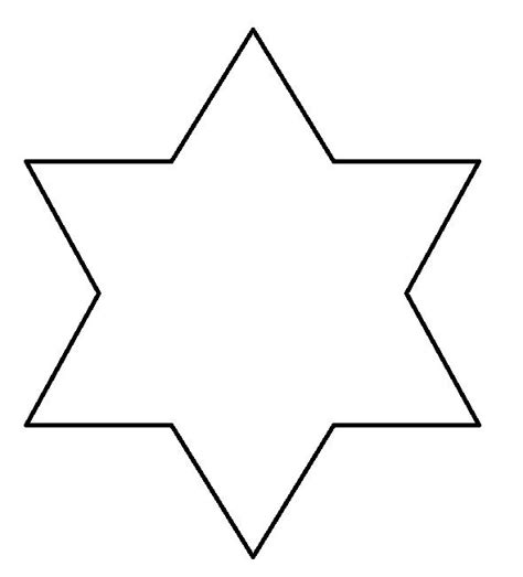 shapes coloring part  star template star template printable