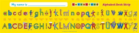 alphabet desk strip pack   letterland uk