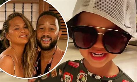 Chrissy Teigen Jokes That Husband John Legend Is Not Funny As She