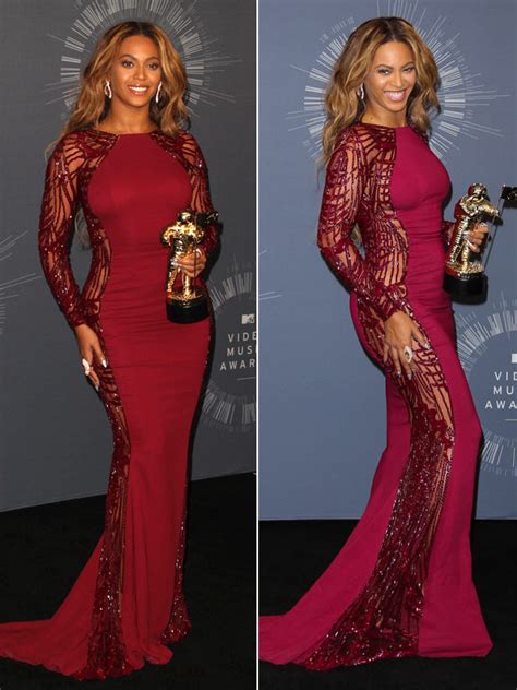 beyonce s daring see through vmas dress — see press room pic