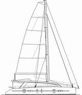 Catamaran Drawing Boat Plans Getdrawings Kits Bruceroberts sketch template