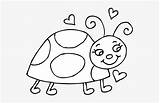 Ladybug Colouring Drawing Clipartkey sketch template