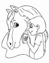 Coloring Horse Pages Girl Brushing Printable Kids Cartoon Girls Girly Riding Horses Clipart Color Do Printables Pony Print Popular Coloringhome sketch template