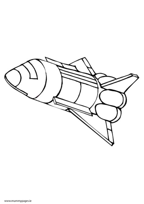 rocket colouring page mummypagesie