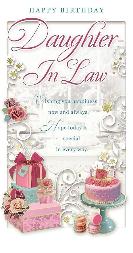 birthday cards  daughter  law card design template