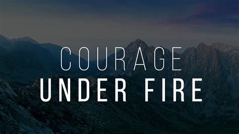 courage  fire church   rock