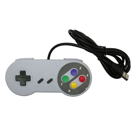 buy portable usb wired gaming joystick  nintendo wii snes controller classic