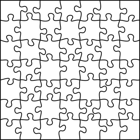 simple jigsaw puzzle pattern  vector art  vecteezy