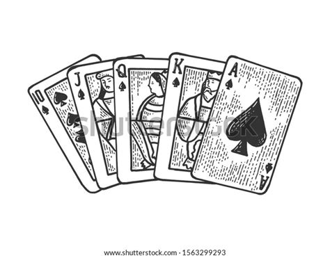 imagenes de playing card sketch imagenes fotos  vectores de