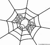 Spider Coloring Spiders Web Insects Center Color Crawly Creepy Activity Great Kids Who sketch template