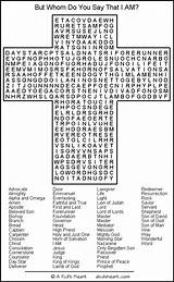 Bible Puzzles Crossword Printable Word Search Kids Puzzle Religious Print Searches School Sunday Adults Find Children Seek Games Words Easy sketch template