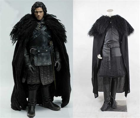 Game Of Thrones Jon Snow Cosplay Halloween Fancy Party Men S Costume