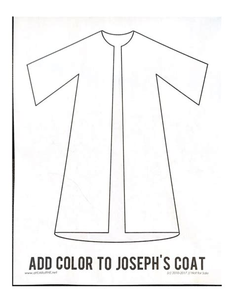 josephs coat   colors worksheet josephs coat   colors