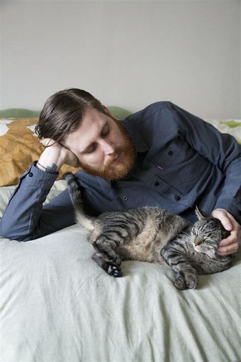 17 Best Images About Men With Beards And Cats On Pinterest