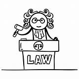 Lawyer Drawing Law Drawings Getdrawings Paintingvalley sketch template
