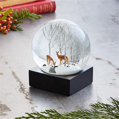 New Deer In Aspens Snowglobe Snow Globes Snowglobes Art Glass