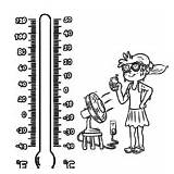 Coloring Thermometer Weather Pages Celsius Fahrenheit Might Also These sketch template