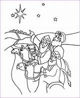 Magi Wisemen Nativity Getcolorings sketch template