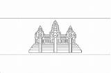 Cambodia Flag Coloring Camboya Bandera Gif Template Pages sketch template