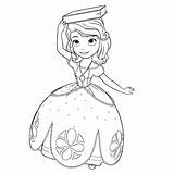 Sofia Princesas sketch template