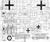 Fokker Dvii Flight sketch template