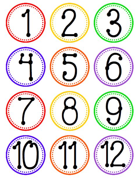number  images clipartsco