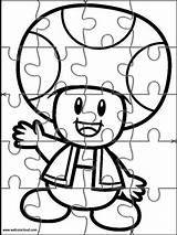 Mario Bros Coloring Puzzles Kids Printable Jigsaw Pages Super Cut Cartoon Activities Websincloud Megnyitás Getdrawings Puppet Drawing sketch template
