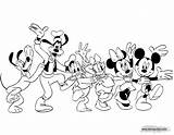 Mickey Topolino Kleurplaten Disneyclips Amis Ses Amici Scaricare Kleurboeken Conga 123dessins sketch template