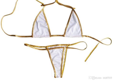 Hot Sexy Women Brazilian Triangle Micro Bikini Low Rise