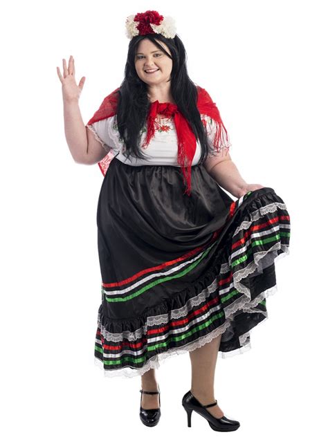 mexican senorita plus size costume