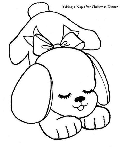 coloring pages   sleeping puppy coloringofcom bird