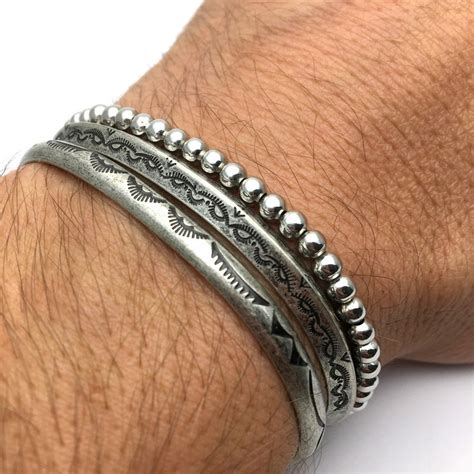 mens bracelets association  steel band  bracelet silver hematite detail de mode