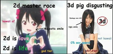 2d Master Race 3dpd Know Your Meme