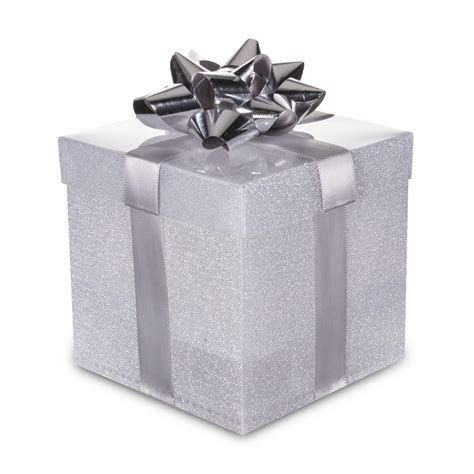 silver led gift box direct  product digi print products
