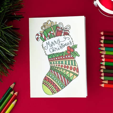 christmas coloring card sarah renae clark coloring book artist