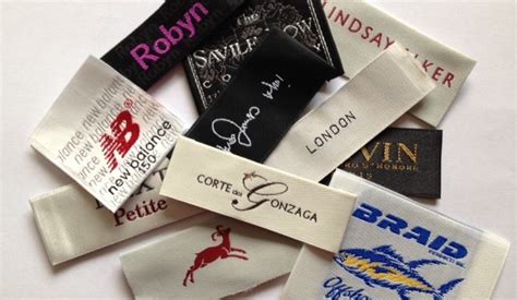satin garment labels luxurious elegant fabric labels