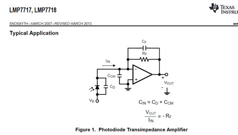 operational amplifier common mode input capacitance electrical