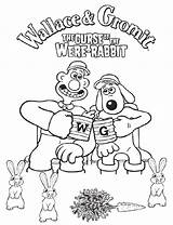 Gromit Wallace Rabbit Coloring Were Curse Pages Colouring Kids Aardman Drawings Az Popular Getcolorings Getdrawings Choose Board Cartoon sketch template