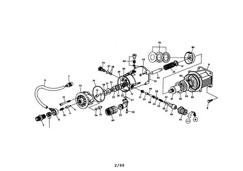 pump assembly diagram parts list  model  generac parts power washer parts