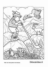 Coloring Pages Austria Kids Swiss Kleurplaat Oostenrijk Alps Austrian Switzerland Colouring Printable Bergen Thinking Books Once Study Choose Board Geography sketch template