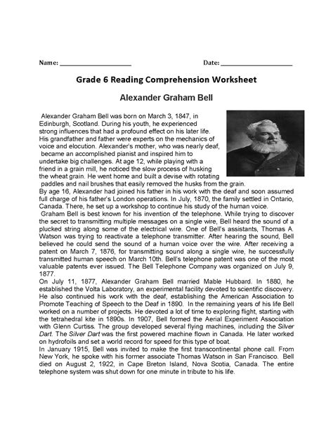 reading worksheets sixth grade reading worksheets db excelcom