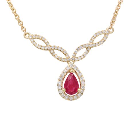 Rosy Red Ruby Pendant Lilliane S Jewelry