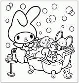 Coloring Cinnamoroll Pages Printable Popular sketch template