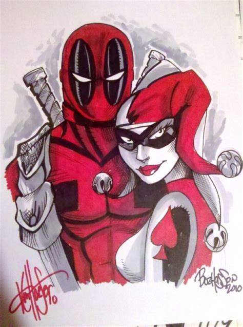 Deadpool And Harley Quinn Couple Art Album On Imgur