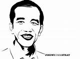 Jokowi Bagian Kemenangan Balik Presiden Politik sketch template