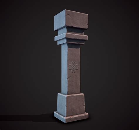 Stylized Pillar Tutorial Included 3d Model Cgtrader