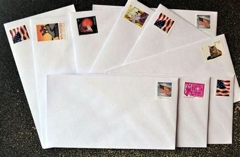stamped envelopes    stamps   etsy