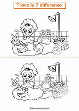 Differenze Difficile Stampare Pianetabambini Bagno sketch template