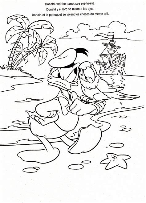 disney summer coloring page